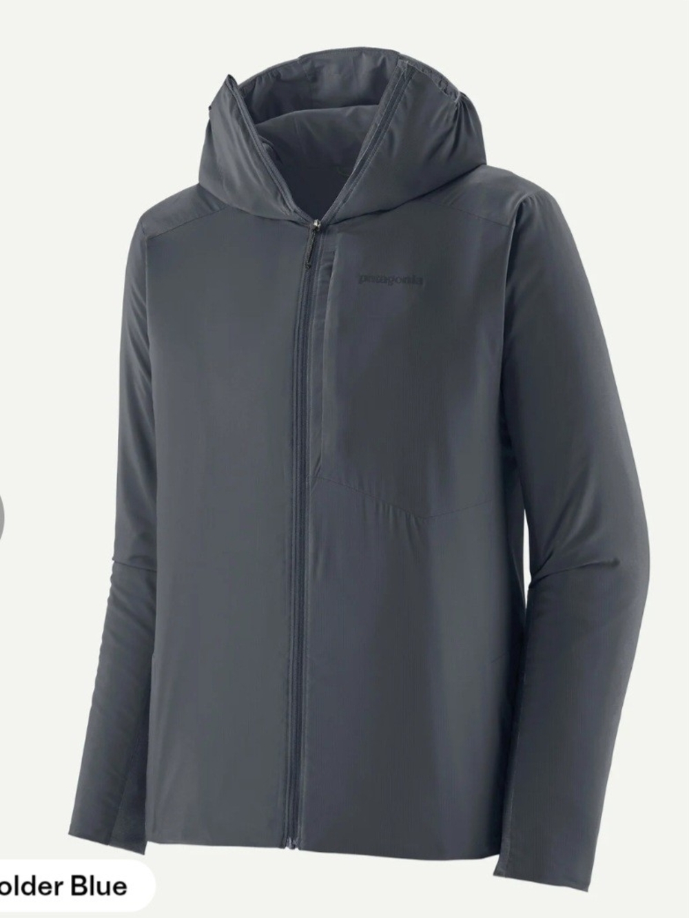 Patagonia Men's Nano-Air Ultralight Full-Zip Hoody — Charcoal Gray Nwot Xl